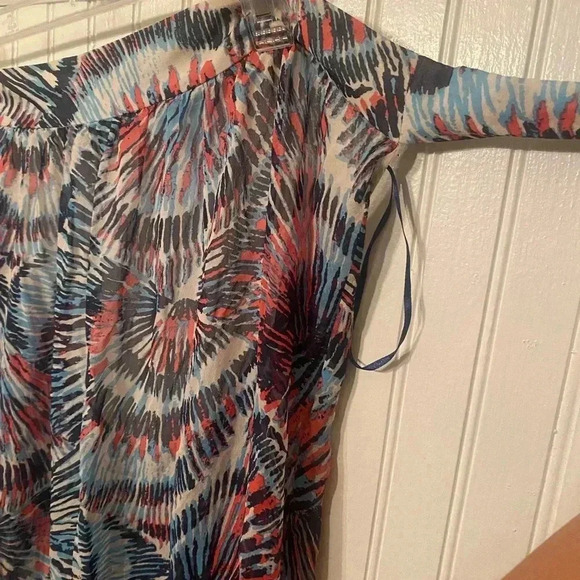 Tibi sheer maxi dress/swim cover up - Picture 3 of 6